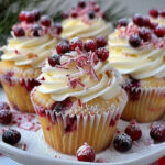 Cranberry Orange White Chocolate Cupcakes Recipe