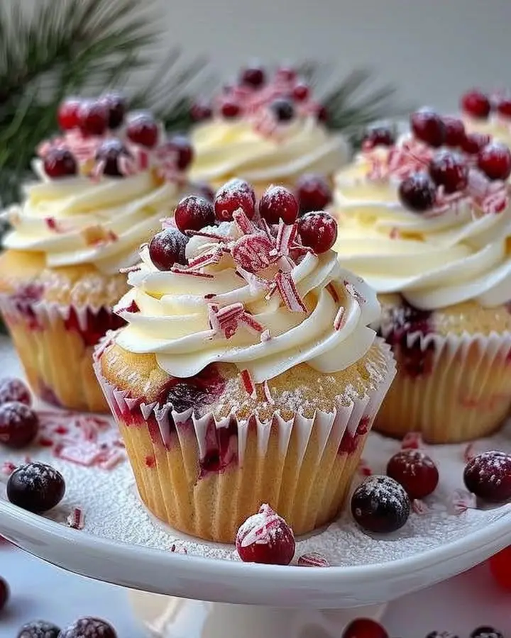 Cranberry Orange White Chocolate Cupcakes Recipe